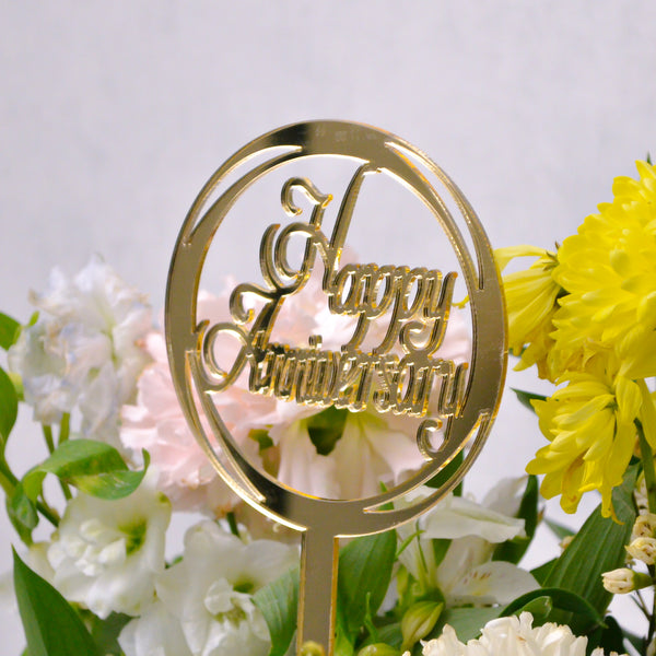 Happy Anniversary Stick - Gold - KKOCH
