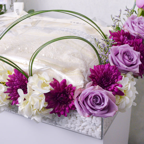 Purple Majesty - Acrylic Tray Arrangement - KKOCH