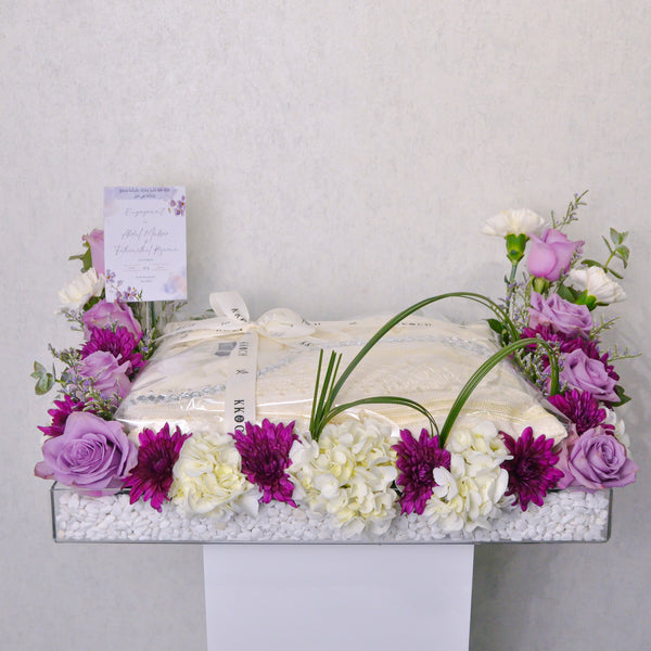 Purple Majesty - Acrylic Tray Arrangement - KKOCH