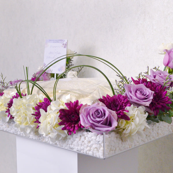 Purple Majesty - Acrylic Tray Arrangement - KKOCH
