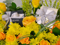Sunlit Elegance - Acrylic Tray Arrangement - KKOCH