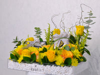 Sunlit Elegance - Acrylic Tray Arrangement - KKOCH