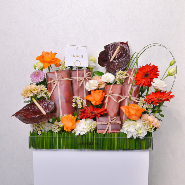 Cherry Blossoms - Acrylic Tray Arrangement - KKOCH