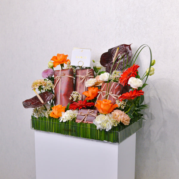 Cherry Blossoms - Acrylic Tray Arrangement - KKOCH