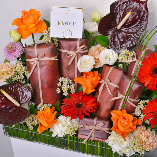 Cherry Blossoms - Acrylic Tray Arrangement - KKOCH