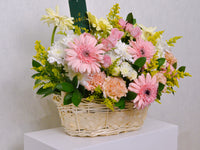 Mellow yellow - Basket Arrangement - KKOCH