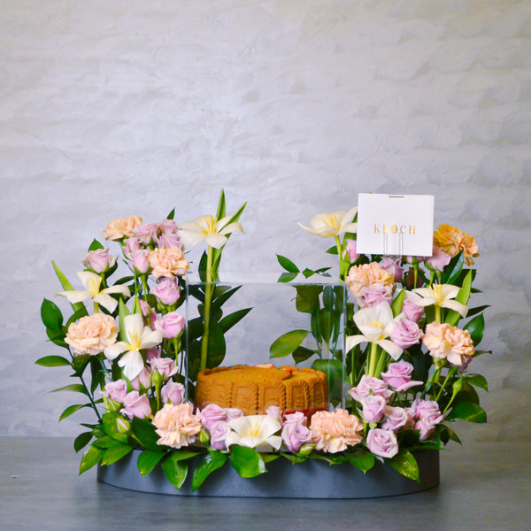 Lotus Biscoff | 1/2 KG |Leather Tray Arrangement - KKOCH