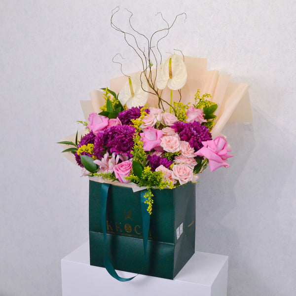Whisper of Elegance | Flower Bag | Medium - KKOCH