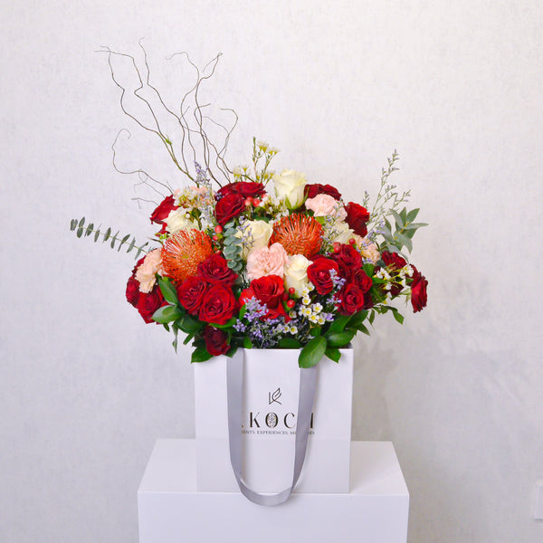 Simply Red | Flower Bag | Medium - KKOCH