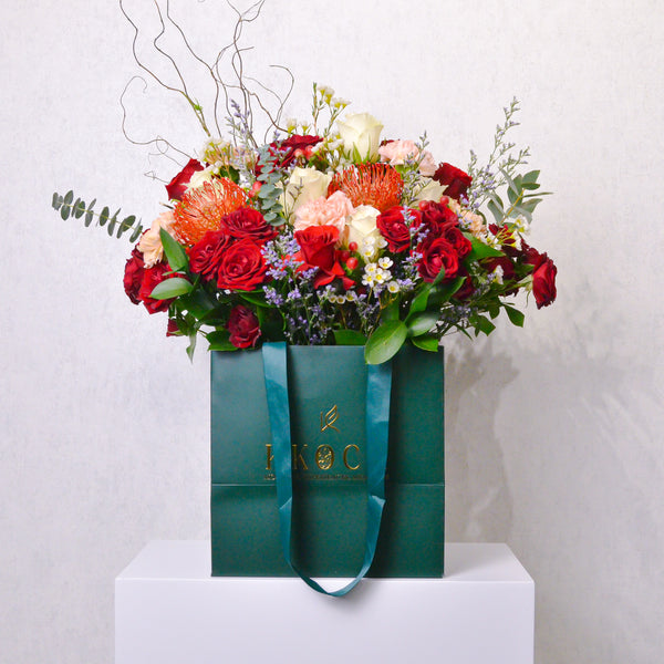 Simply Red | Flower Bag | Medium - KKOCH