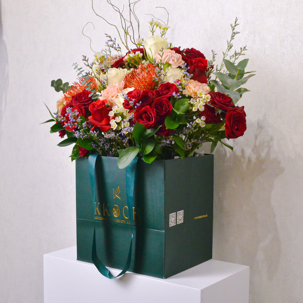 Simply Red | Flower Bag | Medium - KKOCH