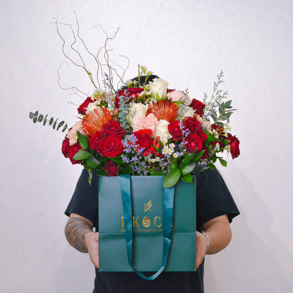 Simply Red | Flower Bag | Medium - KKOCH