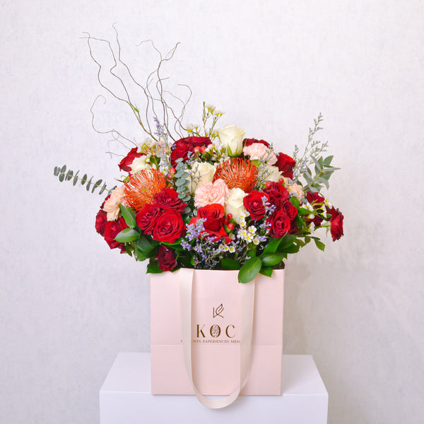Simply Red | Flower Bag | Medium - KKOCH