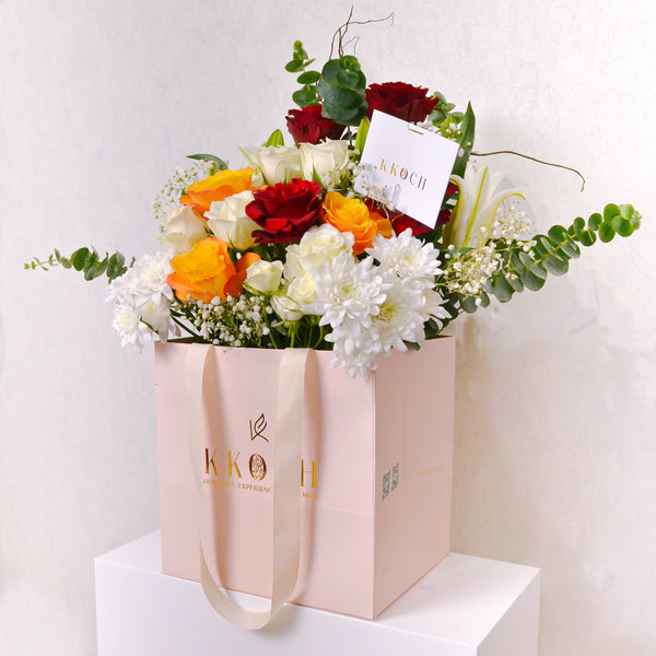 White Sunrise - Flower Bag - KKOCH