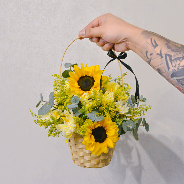 Sunlit Serenity Basket
