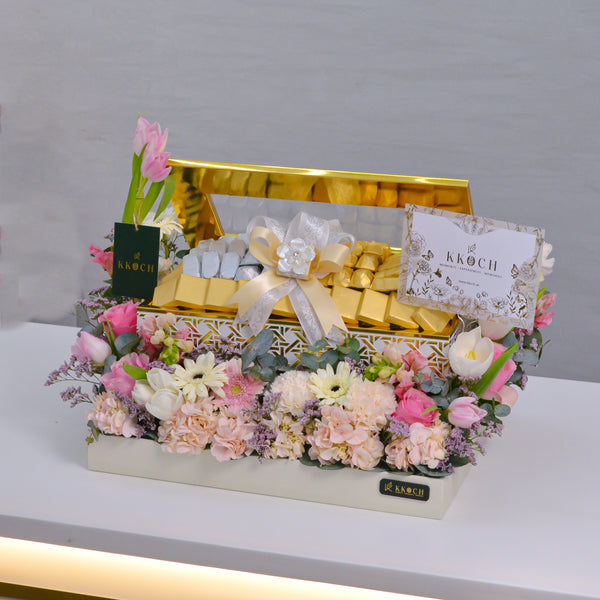 Sugar Blooms - Flowers & Chocolates ( 1.3 kg )