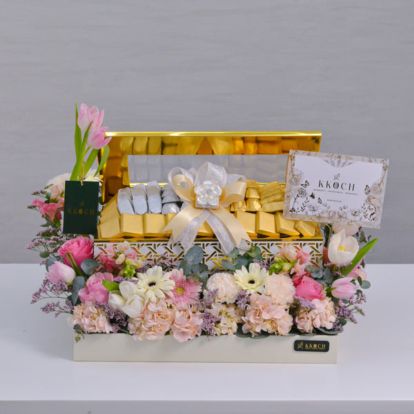Sugar Blooms - Flowers & Chocolates ( 1.3 kg )