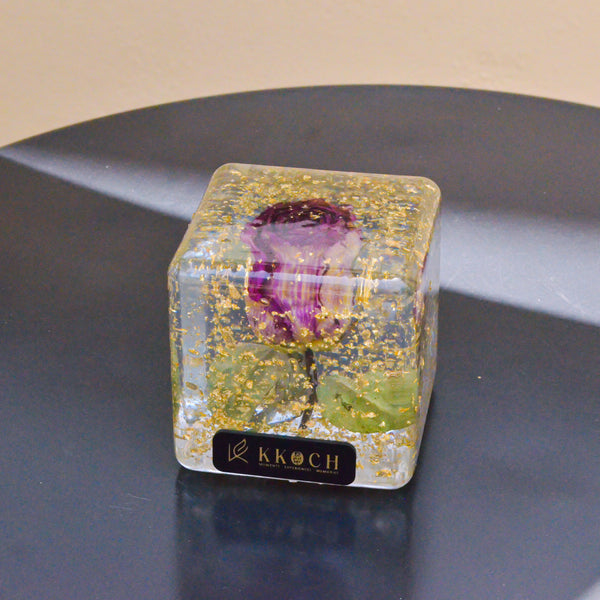 Eternal Bloom Cube - Round edge