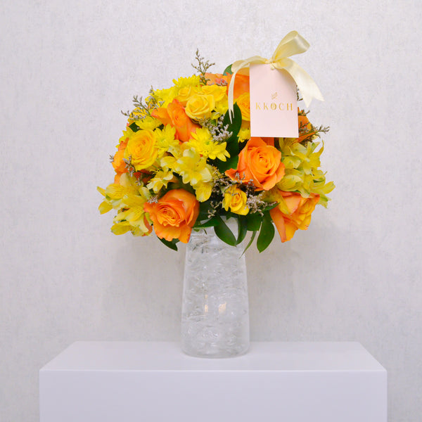 Sunshine in a Vase | Glass Vase - KKOCH