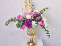 Golden Elegance | Glass Vase - KKOCH