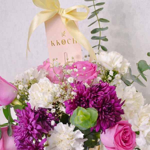 Golden Elegance | Glass Vase - KKOCH