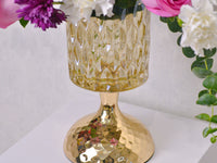Golden Elegance | Glass Vase - KKOCH
