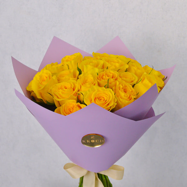 Hand Bouquet | Yellow roses - KKOCH