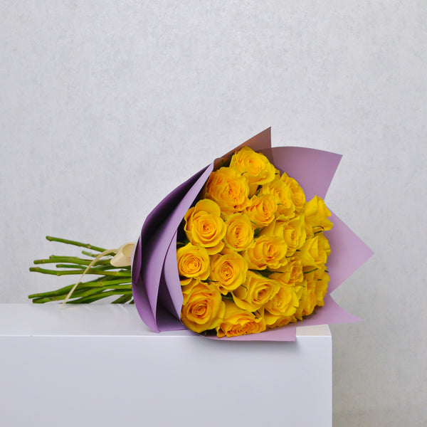 Hand Bouquet | Yellow roses - KKOCH