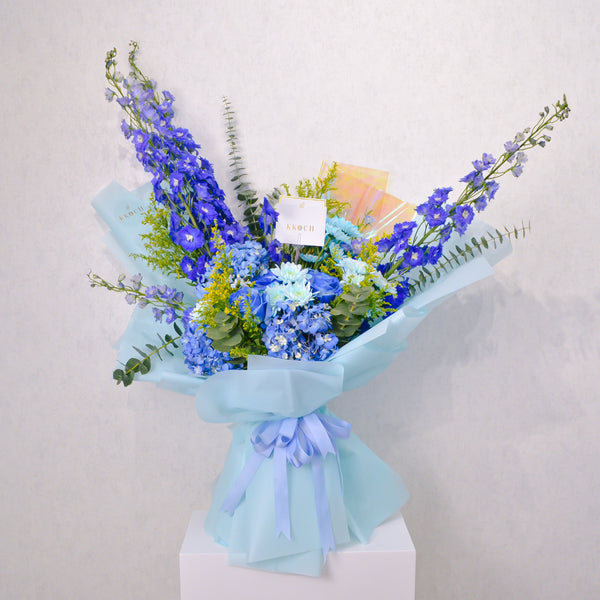 Beauty and the blues | Hand Bouquet | Large - KKOCH