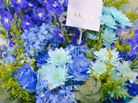 Beauty and the blues | Hand Bouquet | Large - KKOCH