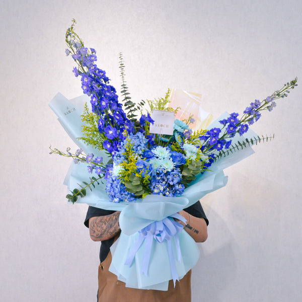 Beauty and the blues | Hand Bouquet | Large - KKOCH