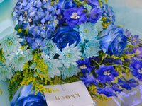 Blue Harmony | Hand Bouquet | Medium - KKOCH