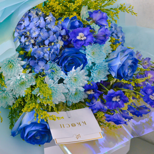 Blue Harmony | Hand Bouquet | Medium - KKOCH