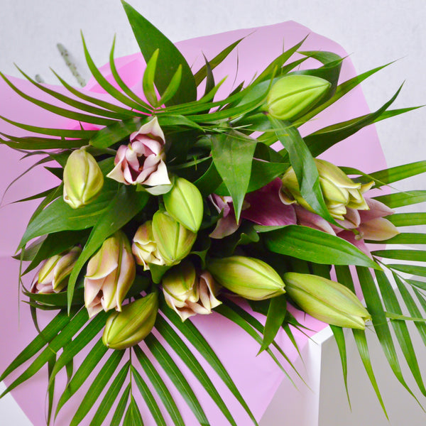 Hand Bouquet | Pink Lilies - KKOCH