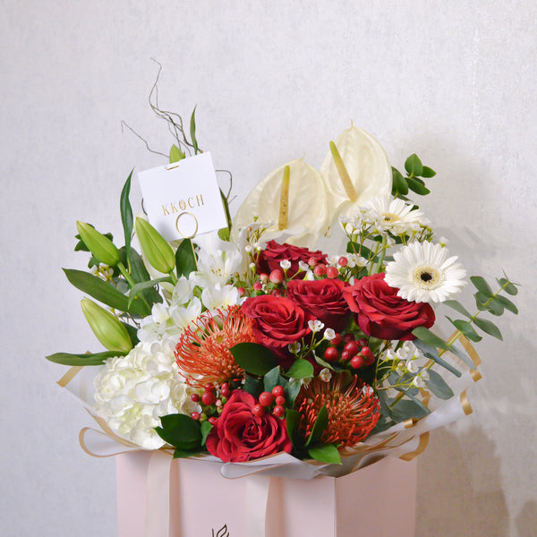 Red Rush - Hand Bouquet - KKOCH