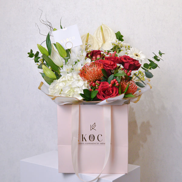 Red Rush - Hand Bouquet - KKOCH
