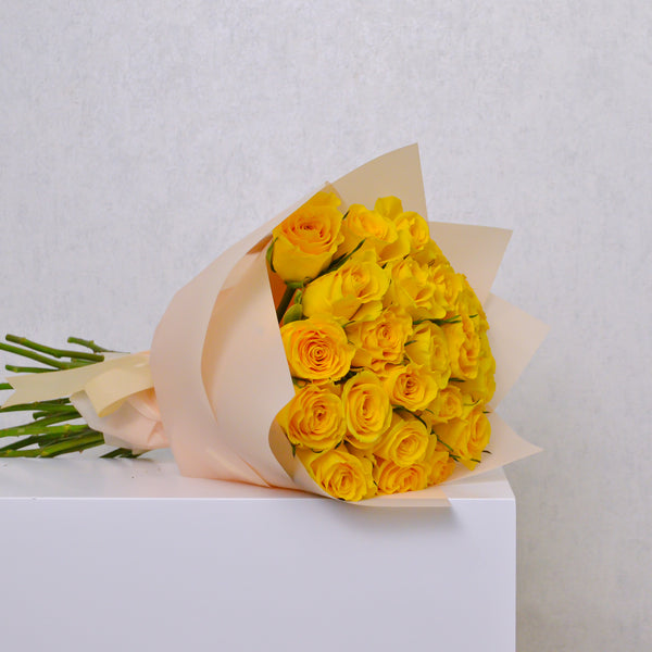 Hand Bouquet - Yellow Roses - KKOCH