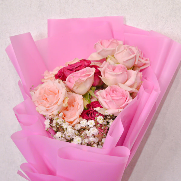 Blush Bloom - Mini Hand Bouquet