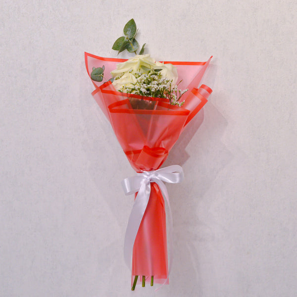 Crimson Whisper - Mini Hand Bouquet