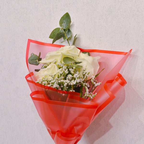 Crimson Whisper - Mini Hand Bouquet