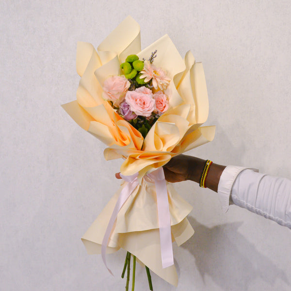 Soft Embrace - Mini Hand Bouquet