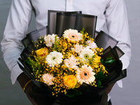 Midnight Sunshine - Standing Bouquet