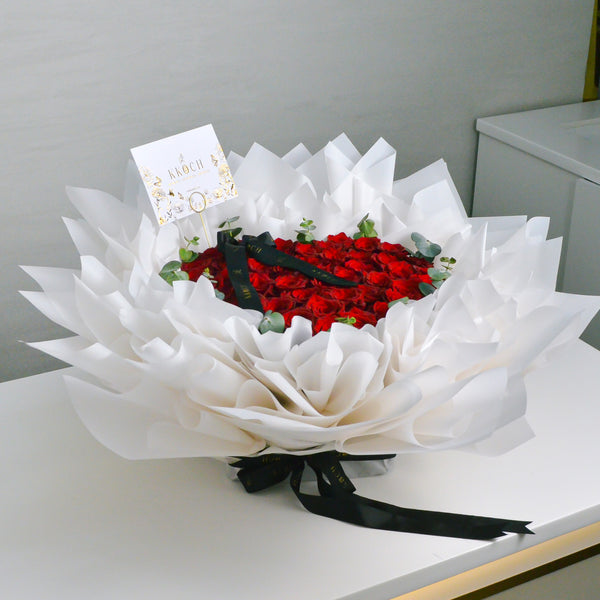 Heartfelt Embrace - 46 Roses
