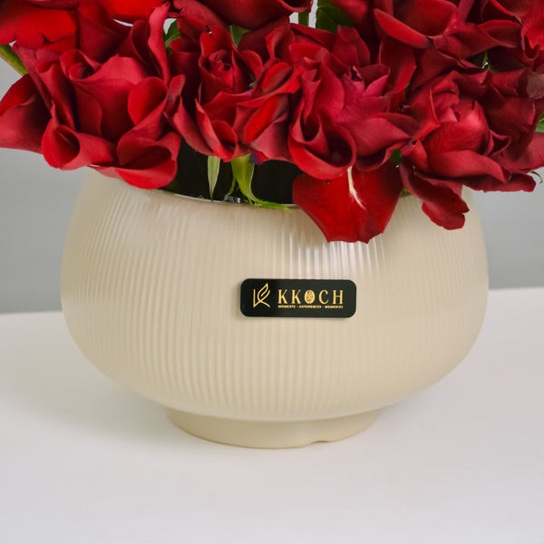 Crimson Charm - Vase