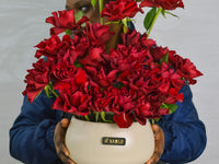 Crimson Charm - Vase