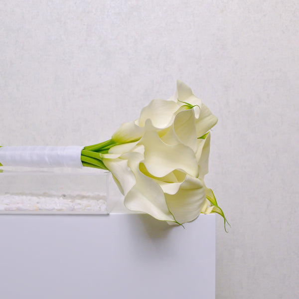 Wedding Bouquet - White Calla Lilies - KKOCH