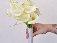 Wedding Bouquet - White Calla Lilies - KKOCH