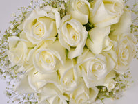 Wedding Bouquet - White Roses - KKOCH